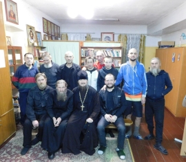 Встречи с трудниками монастыря