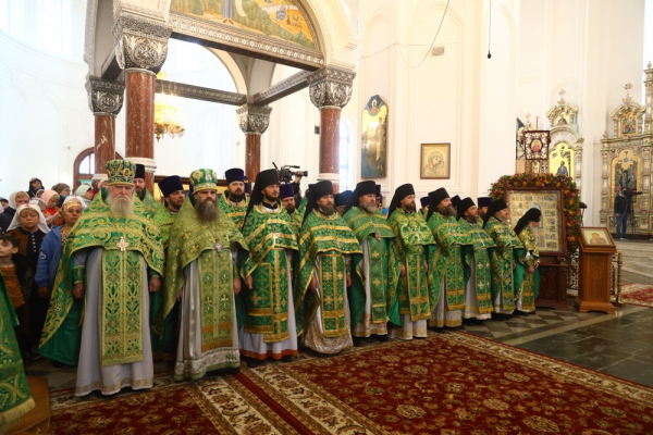 Праздничное богослужение в день праведного Симеона совершено в Верхотурском Свято-Николаевском монастыре