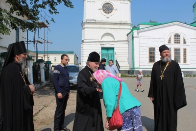 Высокопреосвященный Александр, Архиепископ Бакинский и Азербайджанский посетил Свято-Николаевский монастырь