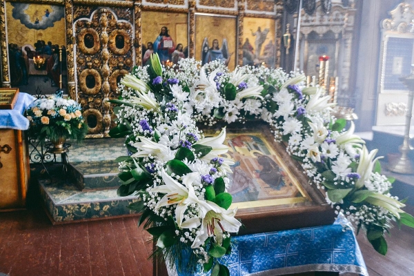 Божественная Литургия в праздник Благовещения Пресвятой Богородицы отслужена в Свято-Николаевском монастыре