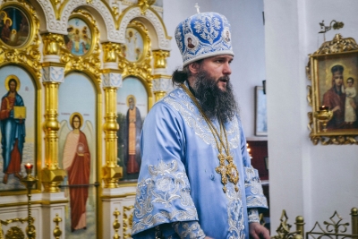 Владыка Евгений и братия Свято-Николаевского монастыря поздравили Свято-Покровскую обитель с престольным праздником