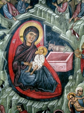Древние рождественские фрески