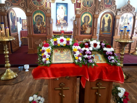 Престольный праздник в Актайском скиту Свято-Николаевского монастыря