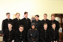 Воспитанники Верхотурской Православной мужской гимназии посетили Верхотурский музей.