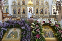Божественная литургия на праздновании Вознесения господня