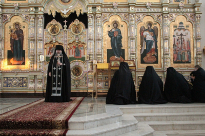 Чин прощения в Свято-Николаевском монастыре