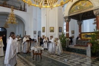 Великое освящение воды в Свято-Николаевском Верхотурском мужском монастыре