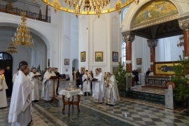 Великое освящение воды в Свято-Николаевском Верхотурском мужском монастыре