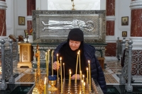 Панихида на великопостную родительскую субботу в нашем монастыре