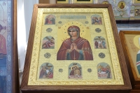 Список мироточивой чудотворной иконы Божией Матери «Умягчение злых сердец – Донецкая» в нашем монастыре