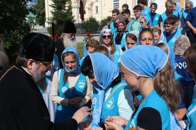 Свято-Николаевский монастырь посетили участники Съезда *Содружество православной молодежи*