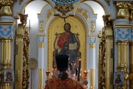 Божественная литургия в четверг Светлой седьмицы в Верхотурском Свято-Покровском женском монастыре