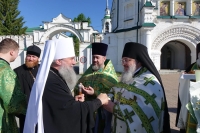 Божественная литургия и крестный ход на праздновании второго обретения мощей святого праведного Симеона Верхотурского, всея Сибири чудотворца