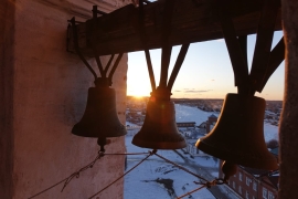 Закат с колокольни Троицкого собора