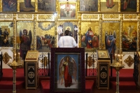 Божественная литургия на праздновании Собора Архистратига Михаила и прочих Небесных Сил бесплотных