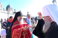Архиерейская Божественная литургия на праздновании второго обретения мощей святого праведного Симеона Верхотурского, всея Сибири чудотворца
