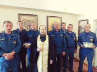 Водосвятный молебен и Крестный ход в Пожарной части