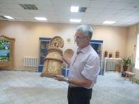 Выставка берестяных изделий Сергея Коротчени
