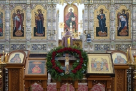 Божественная литургия в крестопоклонную неделю