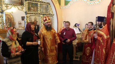 Епископ Евгений совершил Божественную литургию в Свято-Троицком храме Верхотурья