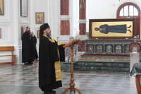Молебен о здравии военнослужащих, принимающих участие в спецоперации на территории Украины.