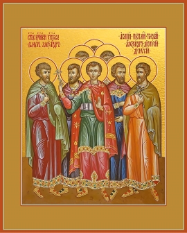 Мученик Агапий и с ним семь мучеников