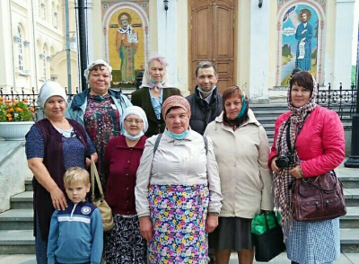 Пенсионеры Центра социальной защиты населения побывали на экскурсии в храмах Николаевской обители