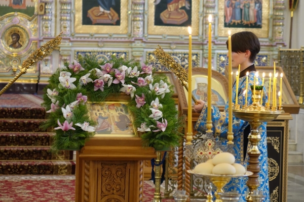 Всенощное бдение на Благовещение Пресвятой Богородицы