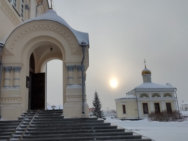 Зимнее солнце в Верхотурье