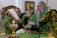 Архиерейская Божественная литургия в день празднования прославления святого праведного Симена Верхотурского