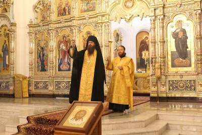 Всенощное бдение накануне престольного праздника Свято-Николаевского монастыря