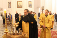 Всенощное  бдение в Крестовоздвиженском соборе накануне Воскресного дня