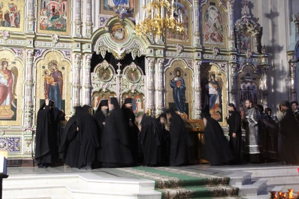 Чин прощения в Свято-Николаевской обители
