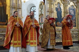 Божественная литургия и крестный ход в неделю 5-ю по Пасхе, о самаряныне