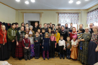 Престольный праздник в зимнем приделе Свято-Троицкого собора