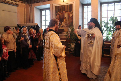 Престольный праздник придела в честь Архангела Михаила в Преображенском соборе