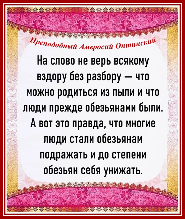 Преподобный Амвросий  Оптинский