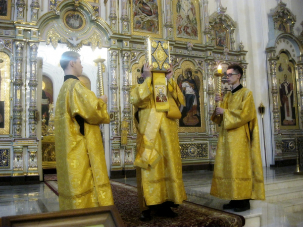 День памяти прославления святого Симеона завершает первое учебное полугодие в Верхотурской Православной мужской гимназии
