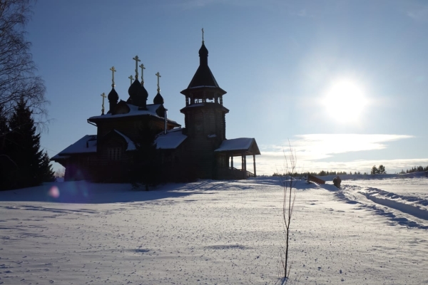 Зимняя красота святых мест, связанных с Симеоном Верхотурским