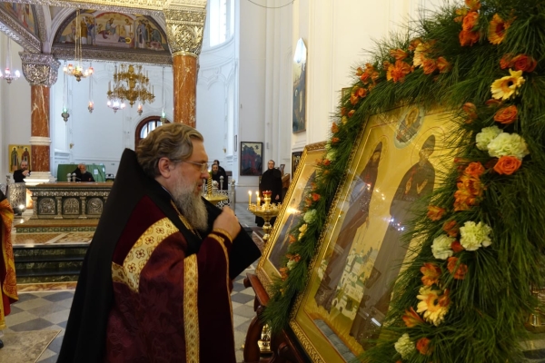 Божественная литургия в день памяти преподобномучеников Иакинфа и Каллиста