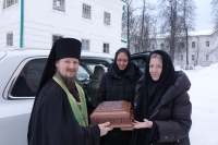 Встреча мощей преподобных оптинских старцев