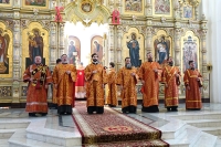 Архиерейская Божественная литургия и крестный ход на праздновании второго обретения мощей святого праведного Симеона Верхотурского
