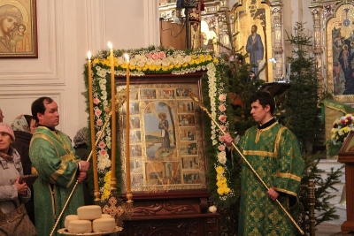 30 декабря в Свято-Николаевском монастыре совершается Всенощное бдение в праздник прославления праведного Симеона