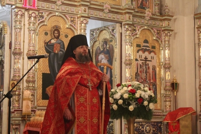 Пасхальное богослужение в Свято-Николаевском монастыре