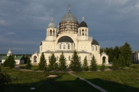 Рассвет под облаками.