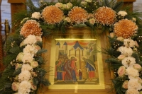 Божественная литургия на праздновании Введения во храм Приснодевы Марии