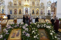 Божественная литургия в Великий вторник на Благовещение Пресвятой Богородицы