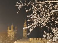 Тихий вечер после снегопада