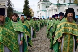 Крестный ход на празднование перенесения мощей праведного Симеона Верхотурского, всея Сибири чудотворца