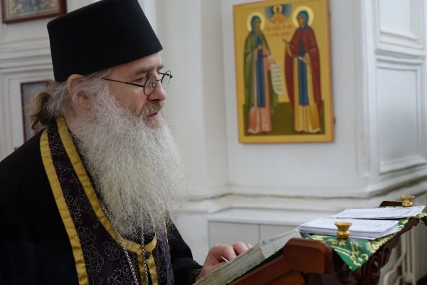 Панихида в великопостную родительскую субботу в Крестовоздвиженском соборе нашего монастыря